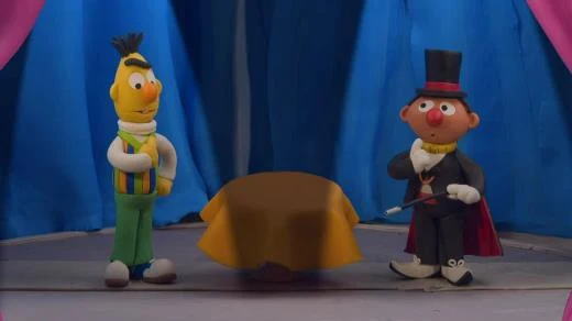 Sesame Street Episode 4281. Bert and Ernie's Great Adventures. The Great Ernesto and his assistant Bertini welcomes the viewers to a magic Show.