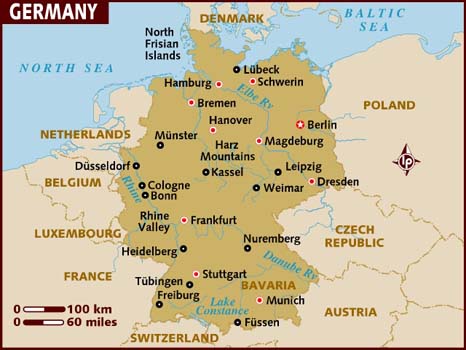 map of germany