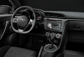 Interior shot of 2011 Scion tC