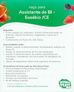 Vaga de Assistente de BI no Eusébio/CE