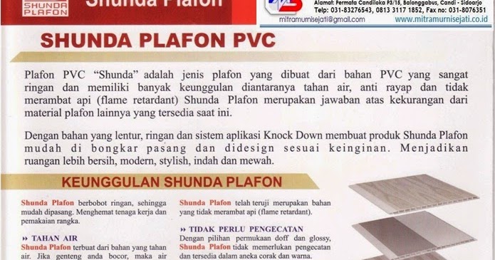DINDING PLAFON  WPC PVC SURABAYA SUNDA PLAFON  JAWA TIMUR