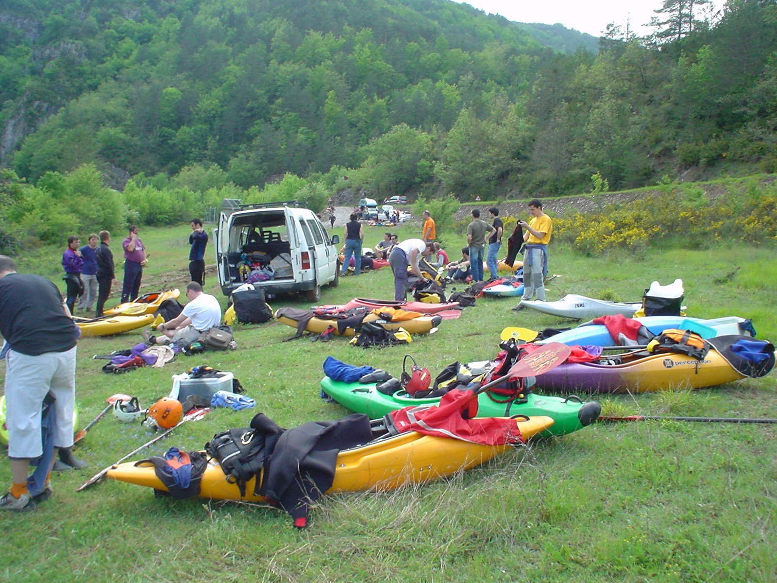 Tipica reunion del Iruña Kayak