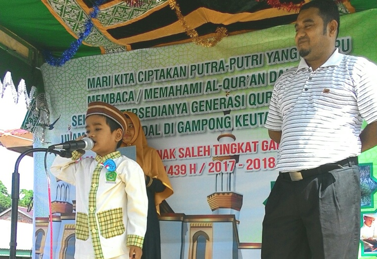 BKM Al-Muttaqin, Gampong Keutapang Adakan Festival Anak 