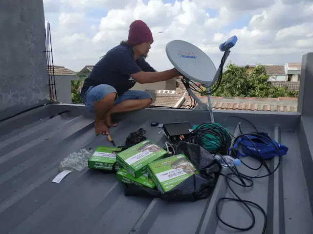 CARA PASANG DAN SERVIS PARABOLA
