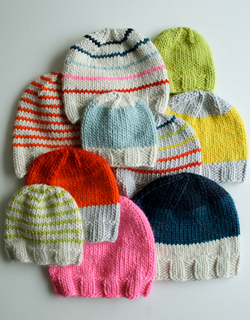 Super Soft Merino Hats for Everyone - Free Pattern 