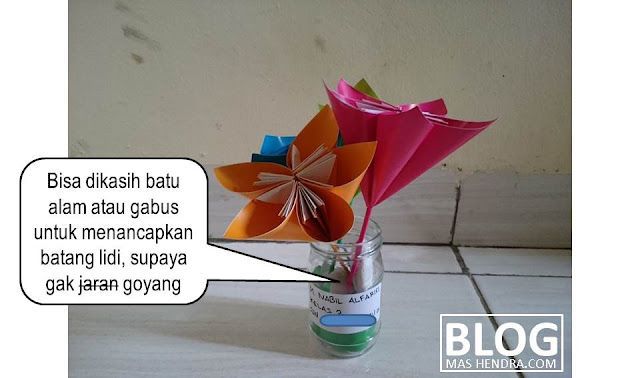 Cara Mudah Membuat Bunga Dari Kertas Origami - Blog Mas Hendra