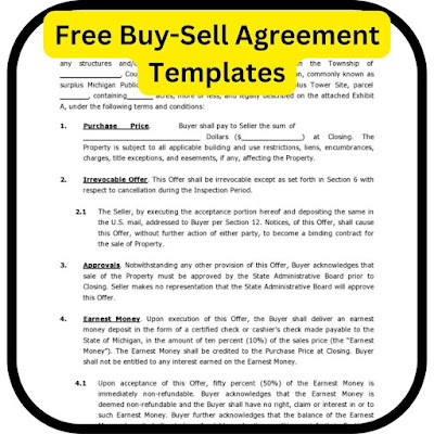 Free Buy-Sell Agreement Templates