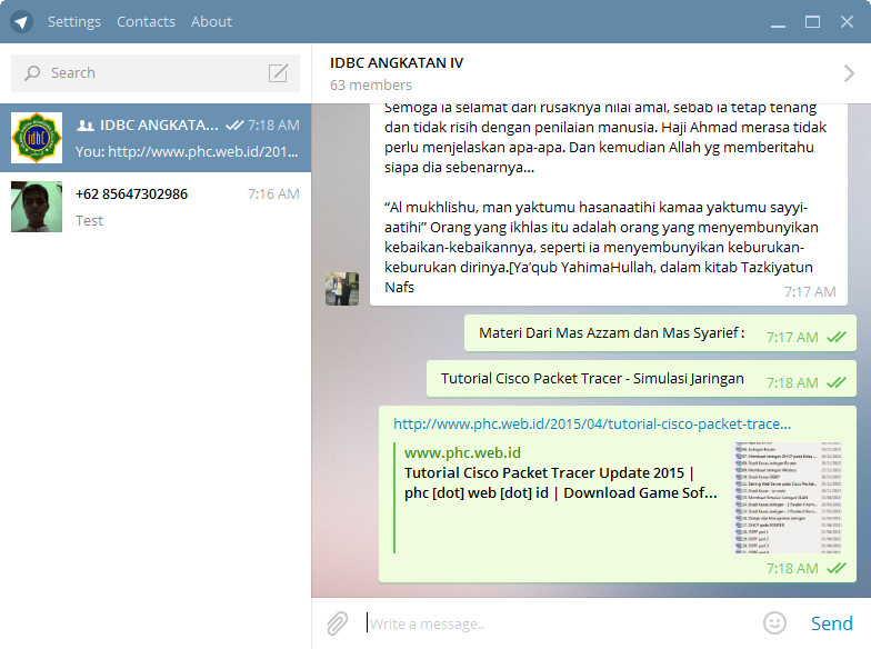 Telegram v1.2.17 Aplikasi Chatting for PC | Download ...