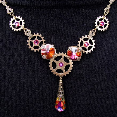 sparkly steampunk jewelry