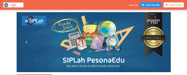 Ada sebuah aplikasi baru yang perlu diketahui oleh sekolah yang berada di bawah naungan da https://siplah.pesonaedu.id/ Alamat Website Aplikasi SIPLah PesonaEdu