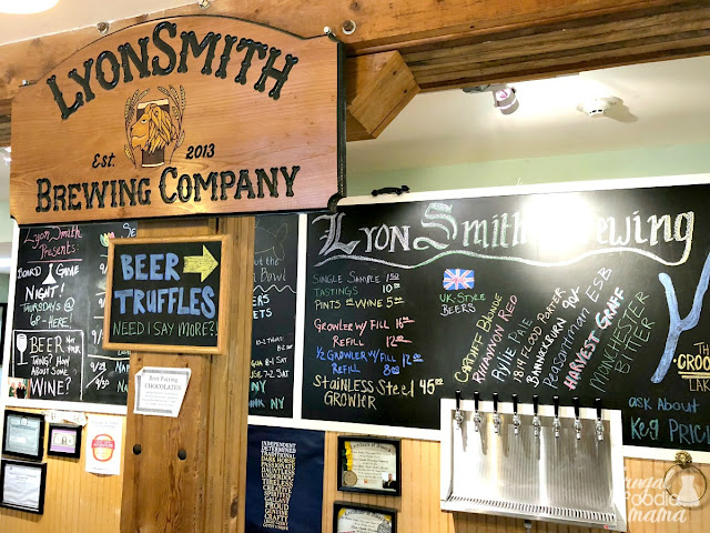 Taking inspiration from the styles of beer you would find in the United Kingdom, Lyonsmith Brewing in Penn Yann, New York offers 8 taps at any one time.