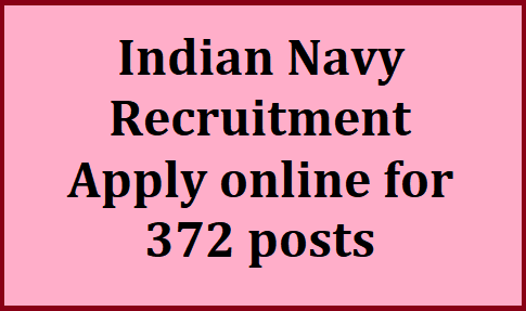 Indian Navy Recruitment 2023 : Apply for 372 Chargeman-II posts Online