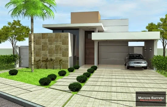 desain rumah minimalis dengan atap dak beton