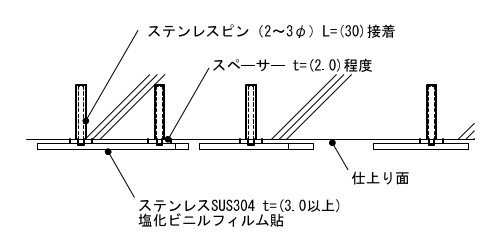 8-41-1　庁舎名サイン（壁付）＜日本語＞の場合