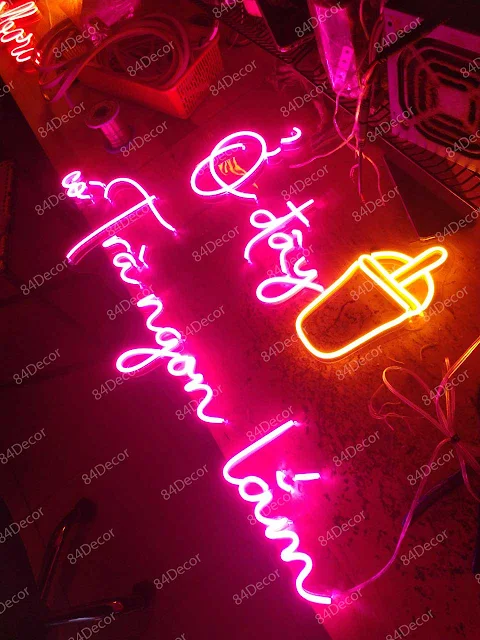 Led Neon Ở đây có Trà ngon lắm