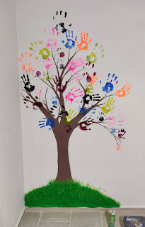 All of our hands make up the tree