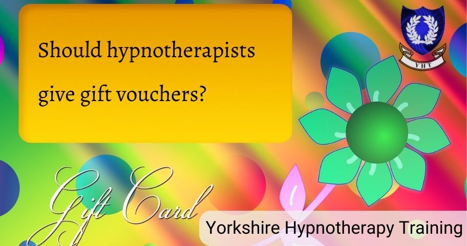 a gift voucher for hypnotherapy