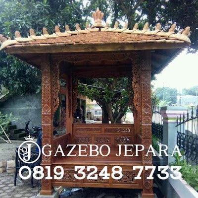 Gazebo Jati Ukir Gebyok