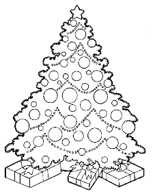 Resultado de imagem para imagens de natal para colorir