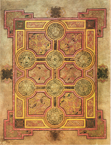 book of kells cross. Book of Kells, Folio 33r