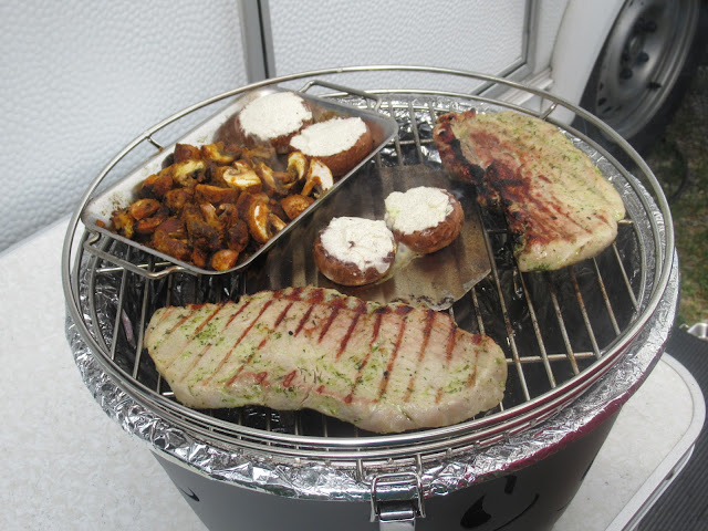 Campingplatz Camping Illertissen: Hier kann man lecker grillen und die Zeit genießen