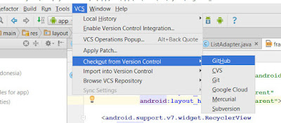 Cara Copy Project Android di GitHub ke Android Studio
