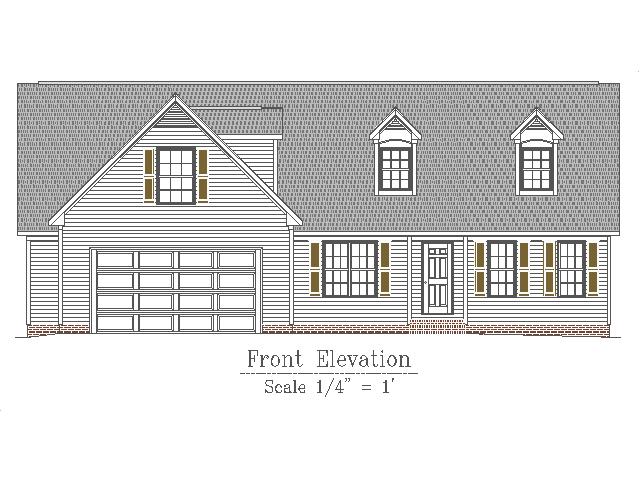 Front of House Plan Drawing
