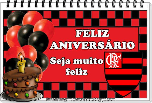 Blog Linda Mensagem de Aniversário - Flamengo