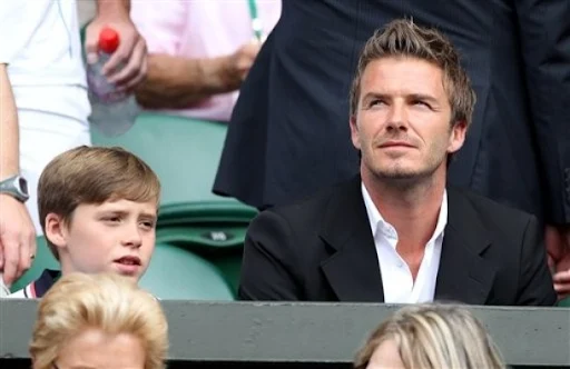 David Beckham and son Brooklyn escape injury after car accident