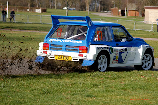 Ex works rally 6R4 Rover Metro.