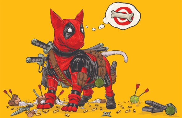 Josh Lynch ilustrações cachorros como personagens super heróis vilões Marvel - Dogs of the Marvel Universe