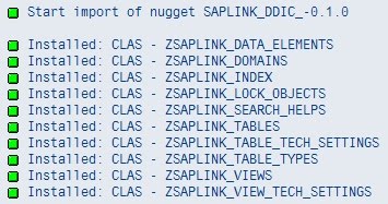 Plugin DDIC Installed