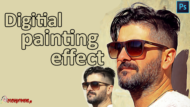 Digital painting effect | Photoshop tutorial
