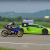 Video: BMW S1000RR vs Lamborghini Aventador LP700-4