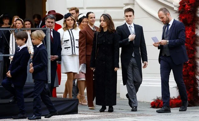 Princess Charlene, Princess Caroline, Princess Stephanie, Charlotte Casiraghi, Princess Gabriella and Beatrice Borromeo