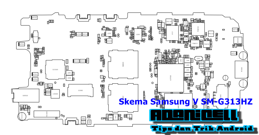 Skematik Samsung V SM-G313HZ | ADANI CELL