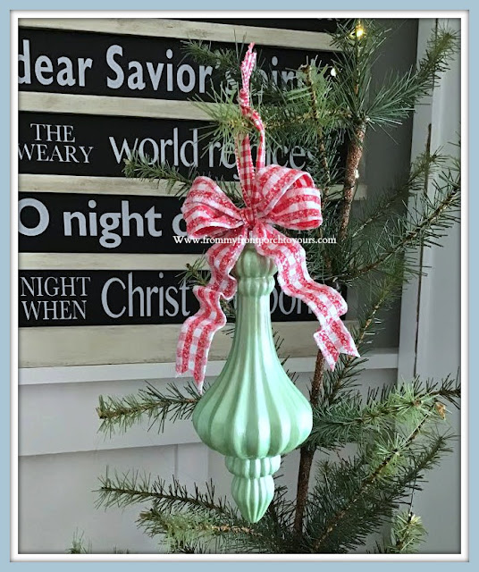 Easy Faux Jadeite Christmas Ornaments-Farmhouse-Cottage-Style-From My Front Porch To Yours