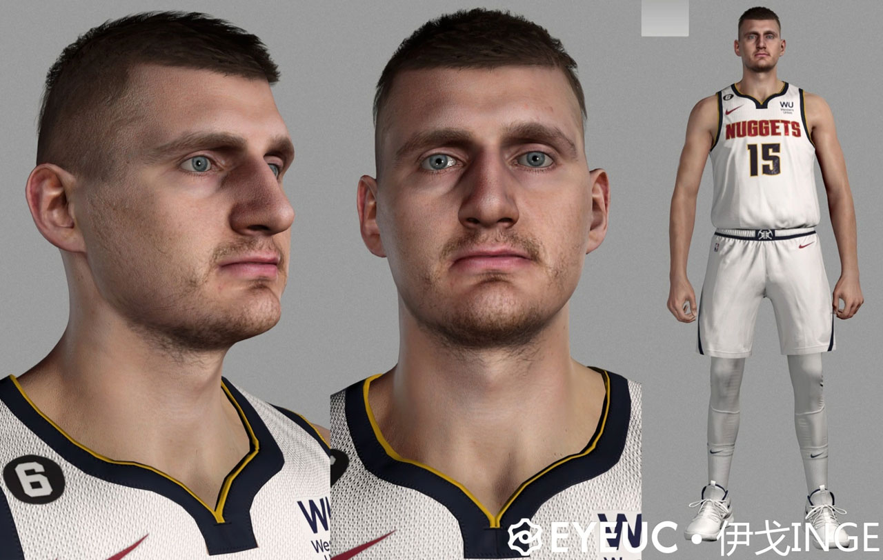 NBA 2K23 Nikola Jokic Cyberface and Body Update