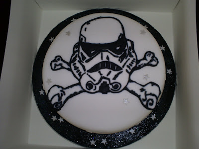 Star Wars Birthday Cakes on Sue S Cakes  Star Wars Birthday Cake   Storm Trooper Cake