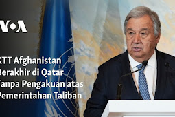 KTT Afghanistan Berakhir di Qatar Tanpa Pengakuan atas Pemerintahan Taliban