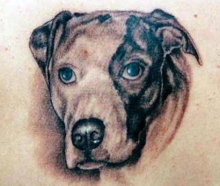 Design Tattoo  Dog  For Body 