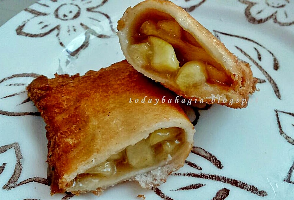 Today BAHAGIA: Fried Apple Pie yang super sedap macam Mc 