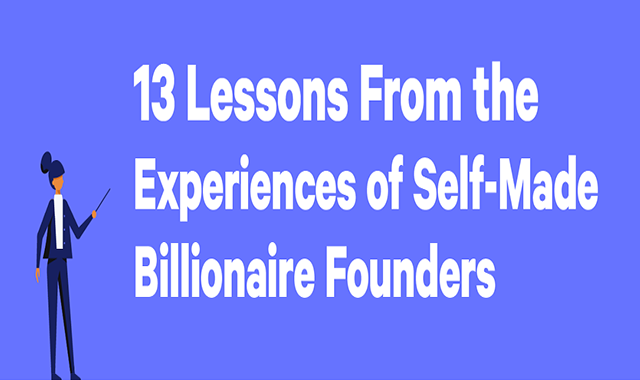 13 Lessons From the Experiences of Self-Made Billionaire Founders 