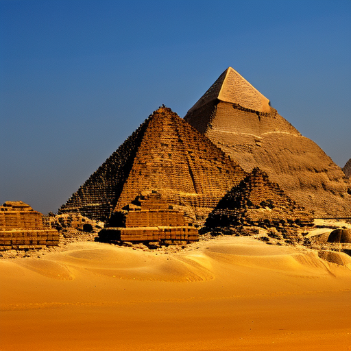 The Great Pyramids of Giza, Egypt