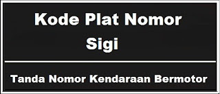 Kode Plat Nomor Kendaraan Sigi