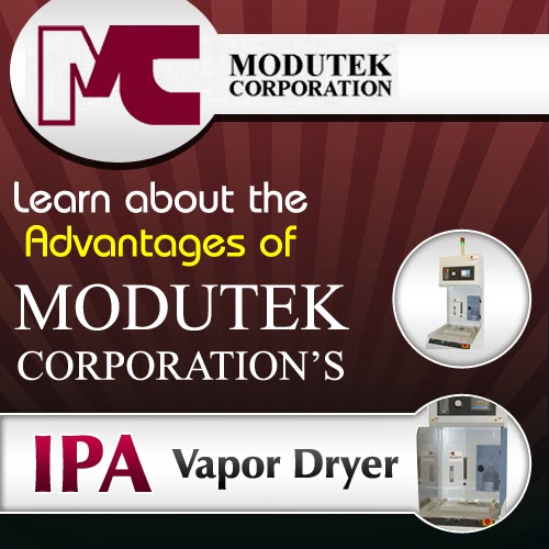 Learn about the Advantages of Modutek Corporation’s IPA Vapor Dryer 