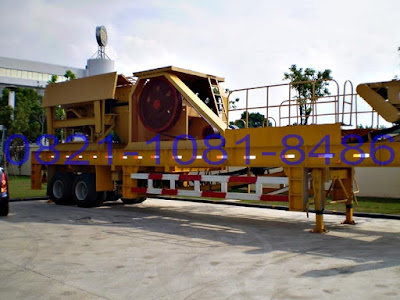 Jual Mobile Stone Crusher  - Jaw PE 600x900