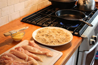 Cooking the Chicken Fingers