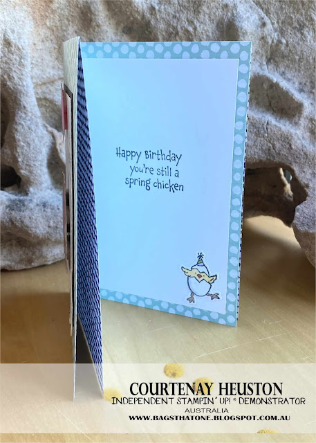 Hey Birthday Chick Card inside