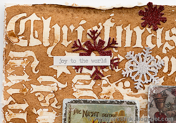 Layers of ink - Winter Wonderland Layout by Anna-Karin